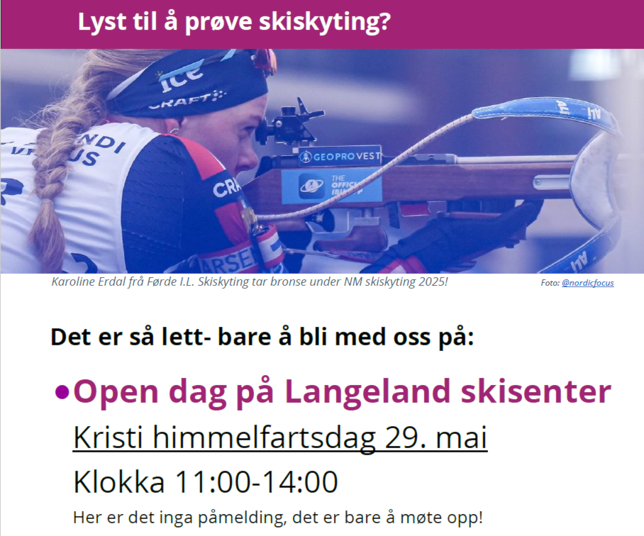 Lyst å prøve skiskyting?